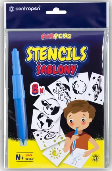 CENTROPEN SZABLONY DO MAZAKÓW DMUCHANYCHN+ 8 WZORÓW 9996 CDC