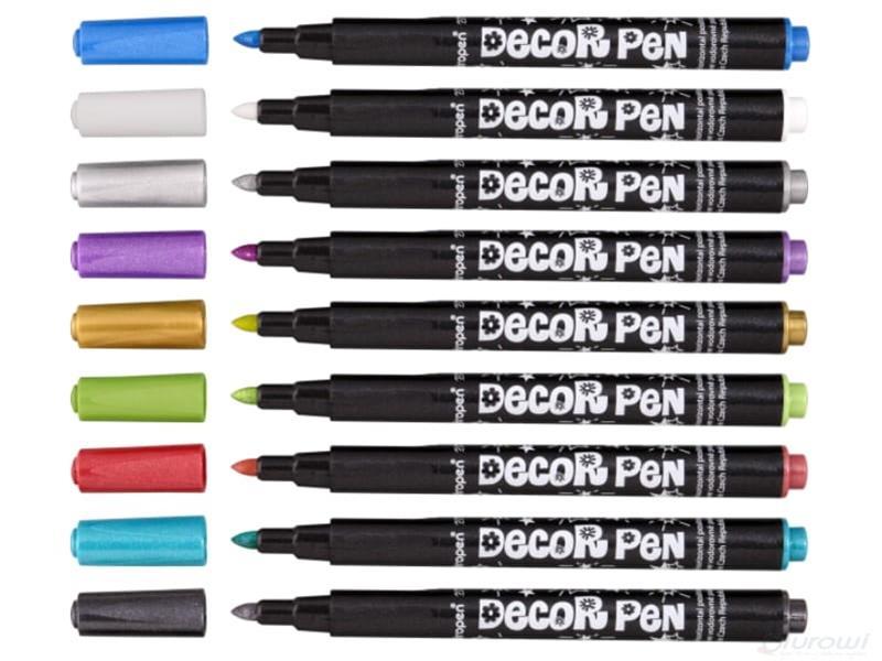 centropen markery dekoracyjne metaliczne decor pen metallic 8+1 cnp-645529 cdc