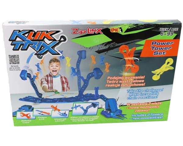 EPEE KLIK TRIX ZESTAW POWER TOWER 40 KLIKERÓR + 7 PIŁEK + 2 WIEŻE MŁOTY 04326