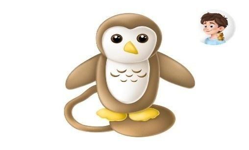 MFP GIFTY SHOULDER FRIENDS MASKOTKA NA MAGNES SOWA 1042543