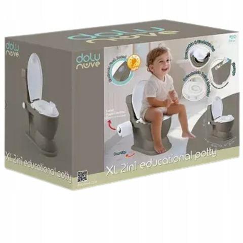 DOLU NOCNIK EDUKACYJNY XL Z DŹWIĘKIEM SZARY 75642