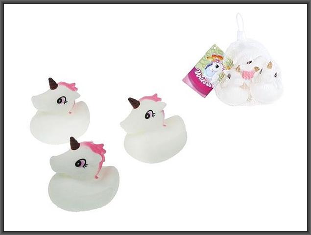 HIPO-ZABAWKA DO KĄPIELI JEDNOROŻEC 6CM  3SZT