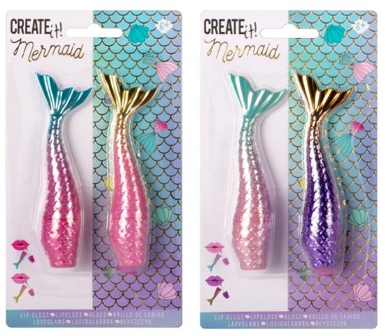 create it! mermaid błyszczyk 2szt 84602