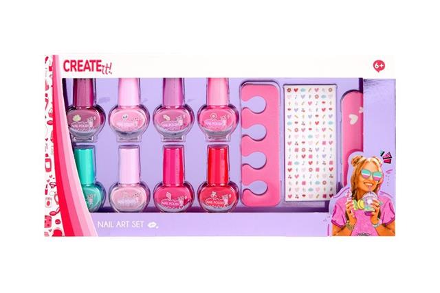 CREATE IT! ZESTAW DO PAZNOKCI Z NAKLEJKAMI 884529V2 /6