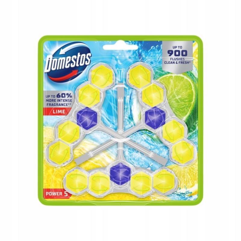 DOMESTOS WC KULKI 3X50G POWER 5 LIME