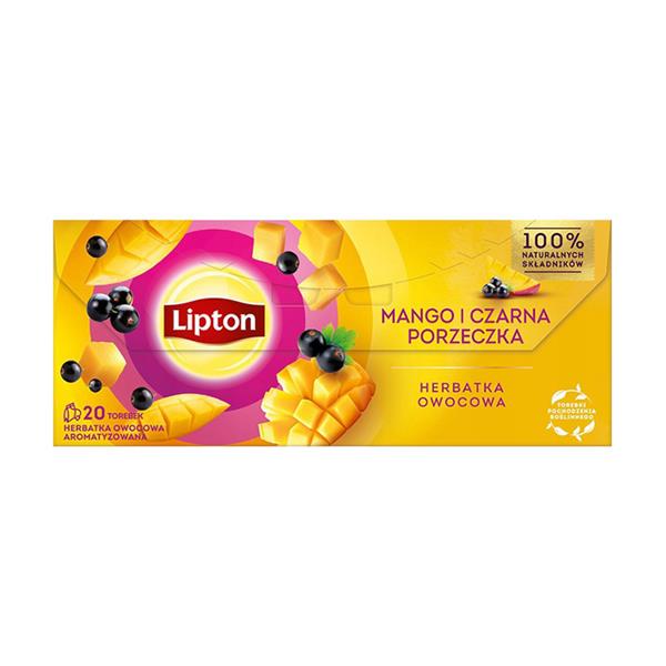 herbata exp lipton fruit mango czarna porzeczka 20tb