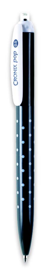 tt-długopis cronix pop hybrid czarny  0.5mm /12/
