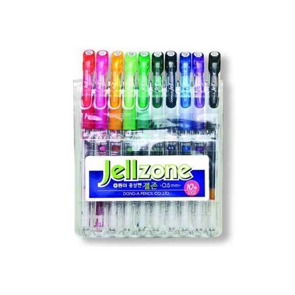 TT-DŁUGOPIS ŻELOWY ZONE 10 KOLORÓW /12/