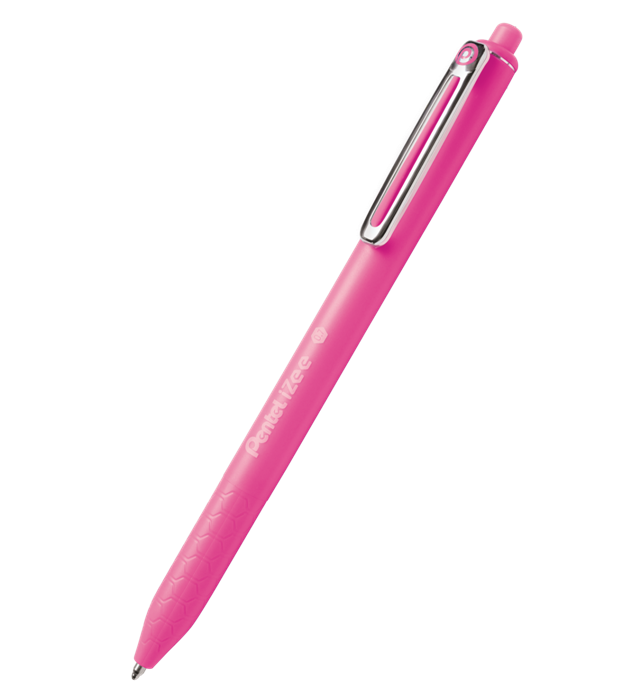 pentel długopis bx467 0.7 różowy izee /12/
