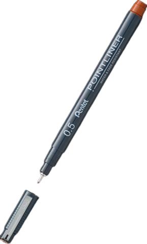 PENTEL CIENKOPIS POINTLINER 0.5MM MIEDZIANY S20P-5SG /12/