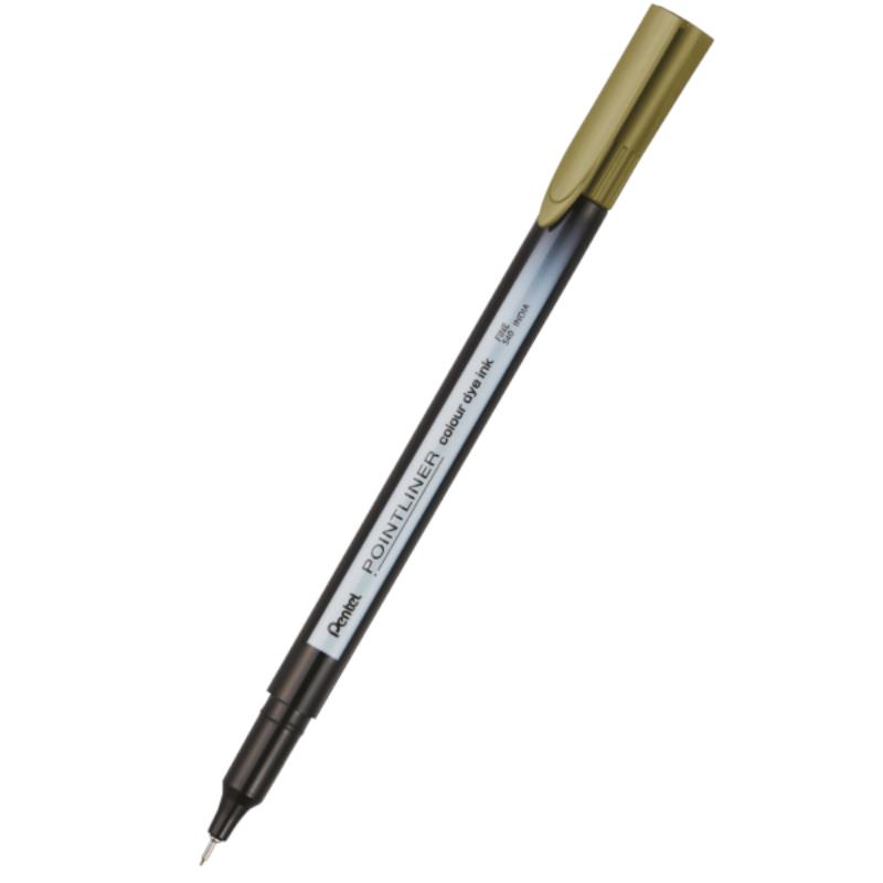 PENTEL CIENKOPIS POINTLINER ZŁOTY BRĄZ