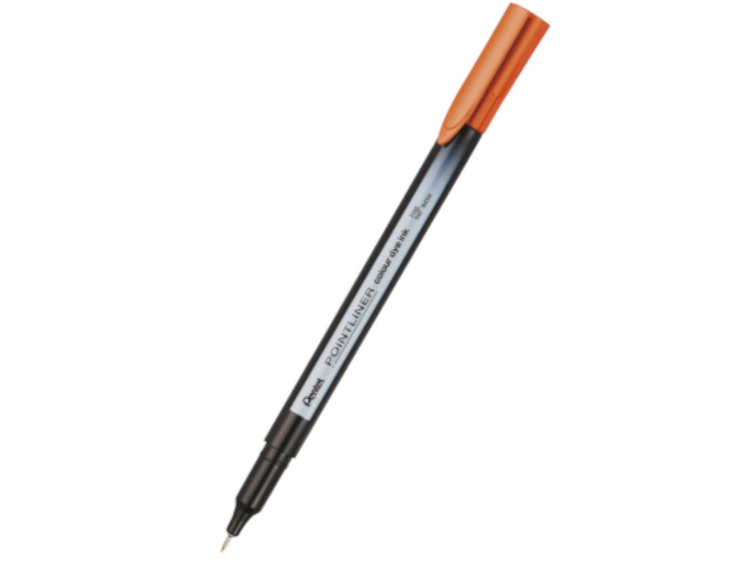 PENTEL CIENKOPIS POINTLINER POMARAŃCZOWY