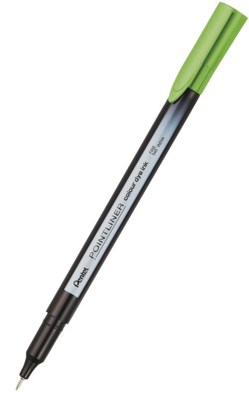 PENTEL CIENKOPIS POINTLINER NASYCONY ZIELEŃ