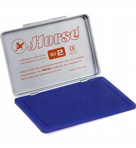 PODUSZKA DO STEMPLI NAS.NIEBIESKA NR.2  70*110MM HORSE