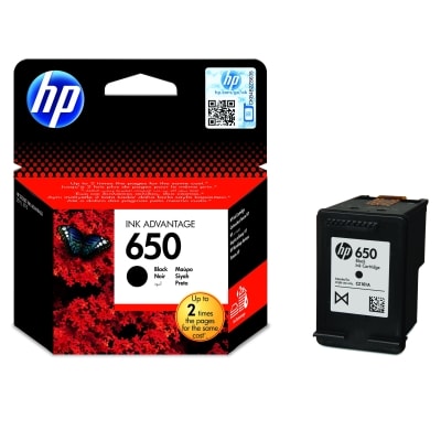 hp 650 tusz czarny oryginał hp2515/3515