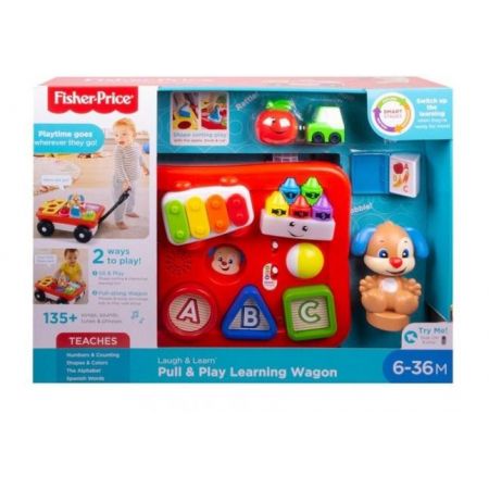 fisher price edukacyjny wózek szczeniaczka ghv14 mattel