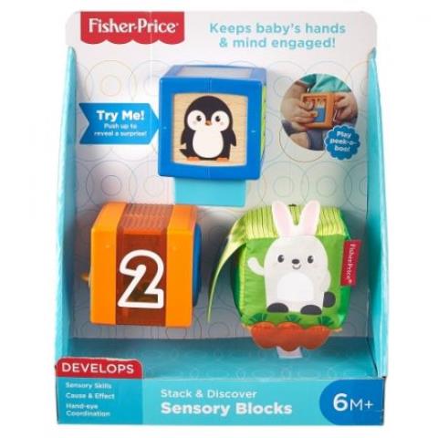 fisher price klocki kolorowe zwierzątka gjw13