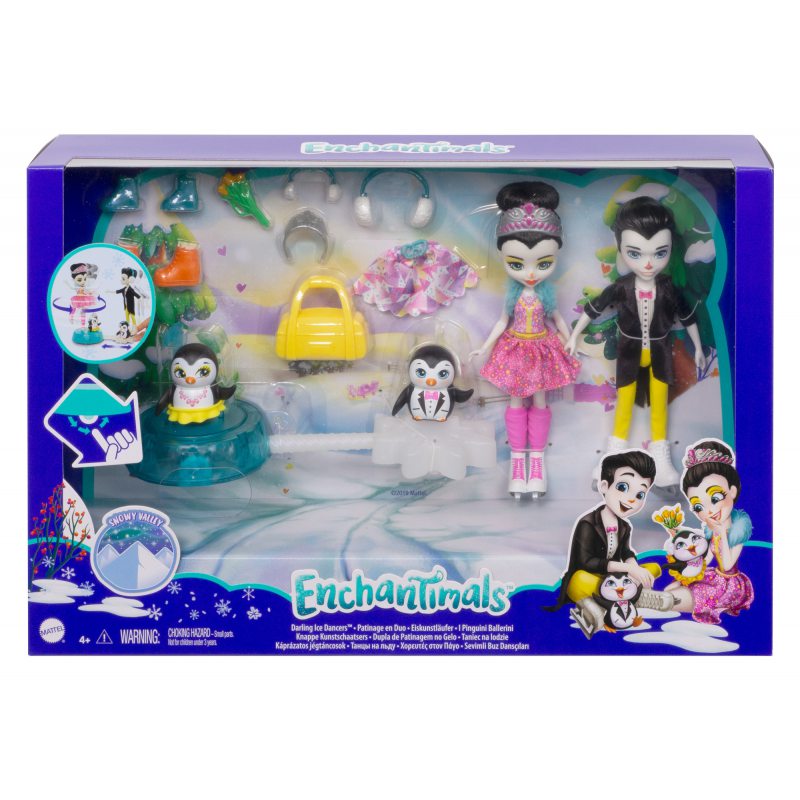 mattel enchantimals taniec na lodzie gjx49