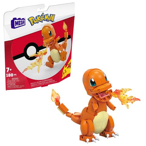 MEGA CHARMANDER POKEMON DO ZBUDOWANIA 180EL GKY96 MATTEL