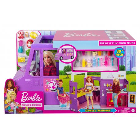 MATTEL BARBIE FOODTRUCK ZESTAW DO ZABAWY GMW07