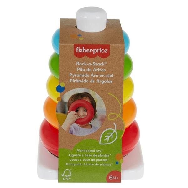 fisher price piramidka z kółek eko grf09mattel