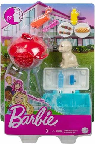 MATTEL BARBIE AKCESORIA DLA LALKI-GRILL GRG75 GRG76