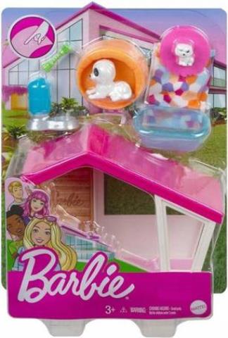 MATTEL BARBIE AKCESORIA DLA LALKI-BUDA  GRG75 GRG78