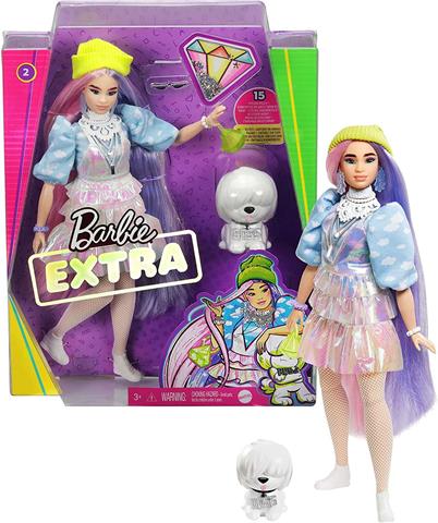 mattel barbie extra moda + akcesoria gvr05