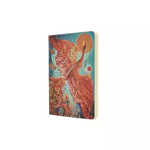 PAPERBLANKS ZESZYT A5 40k W KROPKI 100G ,BIRDSOFHAPPINES,FIREBIRD