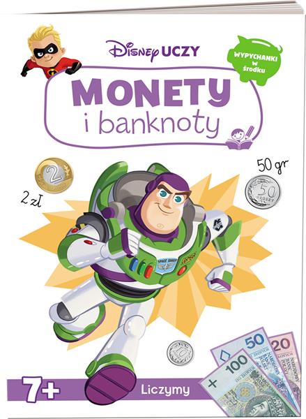 ameet książeczka disney uczy monety i banknoty upz-9301