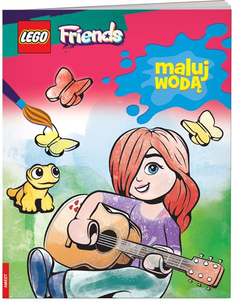 ameet kolorowanka maluj wodą lego friends mw-6150