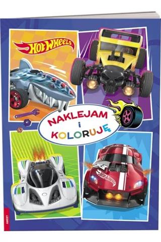 AMEET KSIĄŻECZKA NAKLEJAM I KOLORUJĘ HOT WHEELS NAK-1601