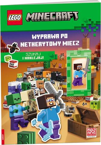 AMEET KSIĄŻECZKA A4 LEGO MINECRAFT WYPRAWA PO NETHERTOWY MIECZ MSF-5201