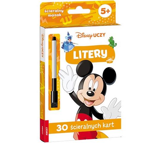 AMEET DISNEY UCZY LITERY 30 ŚCIERALNYCH KART