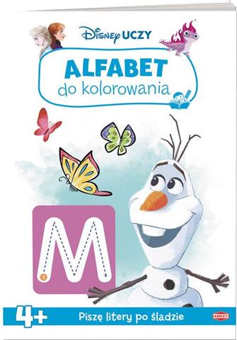 AMEET KSIĄŻECZKA DISNEY UCZY ALFABET DO KOLOROWANIA KRAINA LODU UKOA-9301