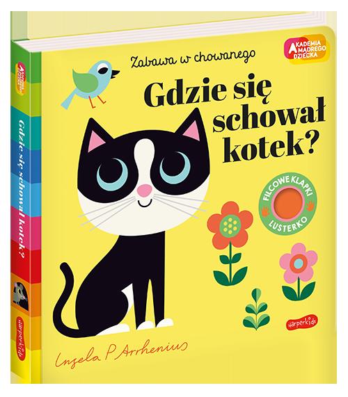 książka zabawa w chowanego gdzie się schował kotek? akademia mądrego dziecka    harpercollins