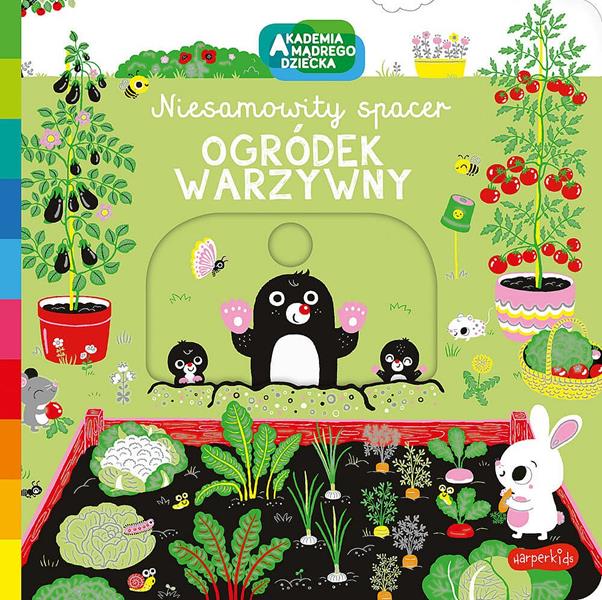 książka ogródek warzywny niesamowity spacer akademia mądrego dziecka harpercollins
