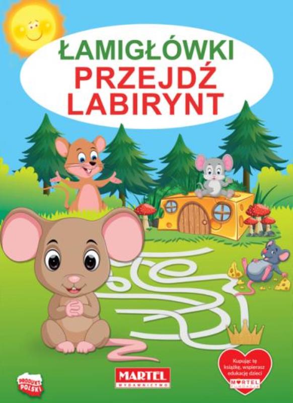 MARTEL KSIĄŻECZKA ŁAMIGŁÓWKI PRZEJDŹ LABIRYNTY
