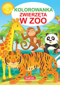 martel kolorowanka zwierzęta w zoo