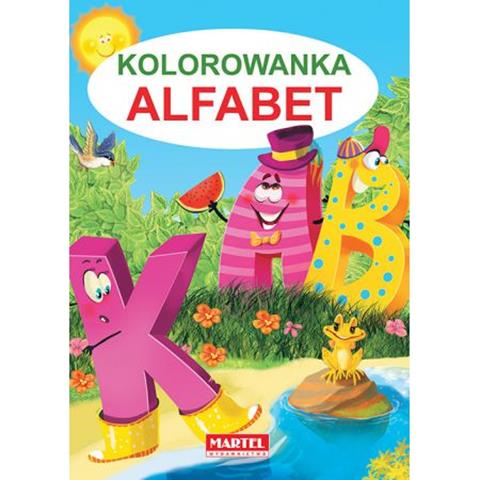 martel kolorowanka alfabet