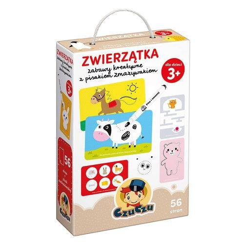 czuczu zwierzątka zabawy kreatywne z pisakiem zmazywakiem 3+ sz-66079