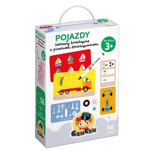 czuczu pojazdy zabawy kreatywne z pisakiemzmazywakiem 3+ sz-66080