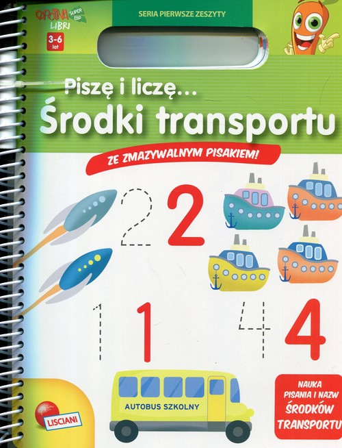 carotina książeczka - piszę i liczę środki transportu