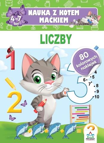 PRYZMAT KSIĄŻECZKA NAUKA Z KOTEM MAĆKIEM LICZBY