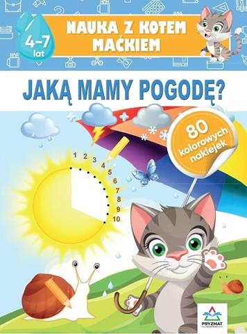 PRYZMAT KSIĄŻECZKA NAUKA Z KOTEM MAĆKIEM JAKĄ MAMY POGODĘ?
