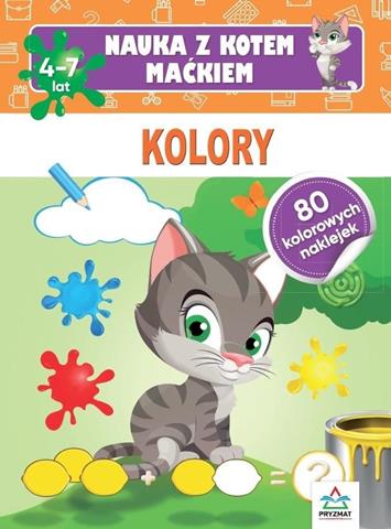 PRYZMAT KSIĄŻECZKA NAUKA Z KOTEM MAĆKIEM KOLORY
