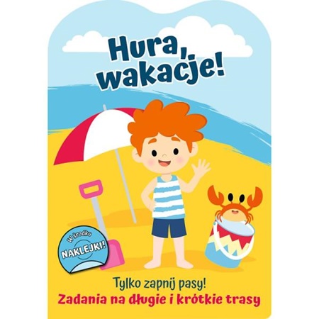 trefl książeczka tylko zapnij pasy! zadania na długie i krótkie trasy  hura wakacje!