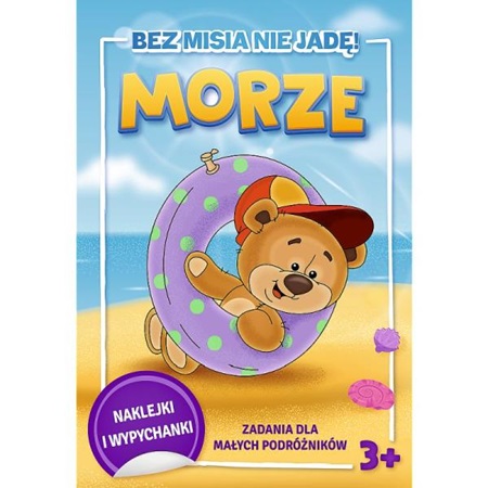 trefl książeczka bez misia nie jadę! zadania dla małych podróżników morze