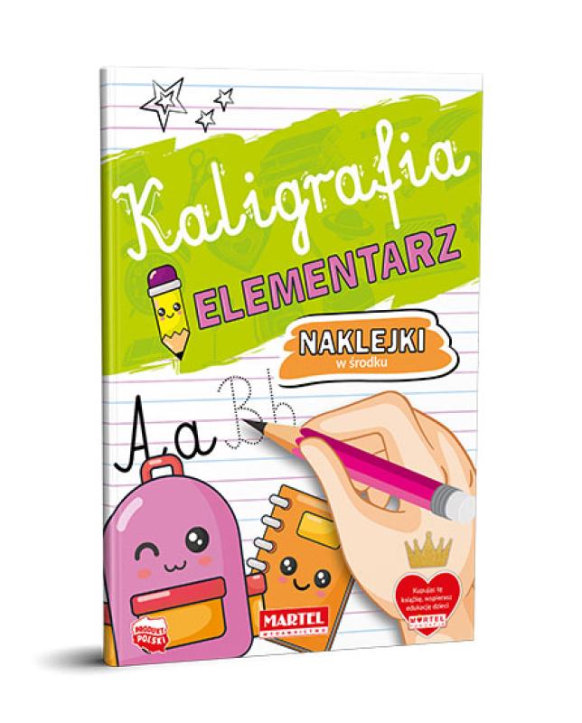 MARTEL KALIGRAFIA ELEMENTARZ Z NAKLEJKAMI