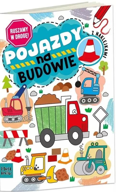 HENRY Kolorowanka A4 RUSZAMY W DROGĘ - POJAZDY NA BUDOWIE